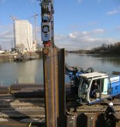 Picture of a pile driver