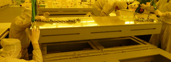 Foto vom Einbau eines Sonderfundaments