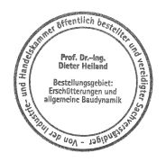 Foto des Gutachter-Stempels von Dr.Heiland
